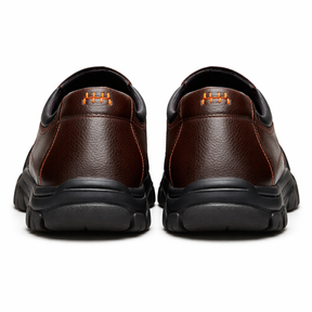 Men's Genuine Leather Platform Loafers - Active Comfort