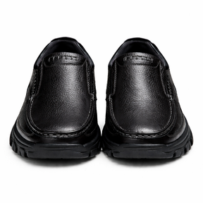 Men's Genuine Leather Platform Loafers - Active Comfort