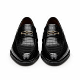 Men's Genuine Leather Platform Loafers - Aligatort Style