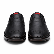 Men's Genuine Leather Platform Loafers - Kingsley