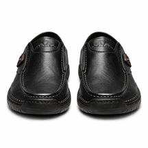 Men's Genuine Leather Platform Loafers - Legatto Style