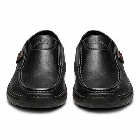 Men's Genuine Leather Platform Loafers - Legatto Style