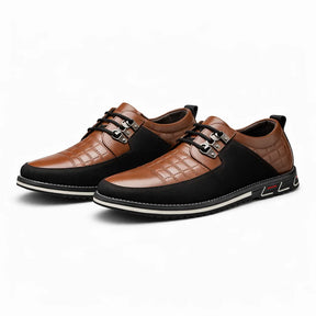 Men's Genuine Leather Platform Loafers - Mr Fashion
