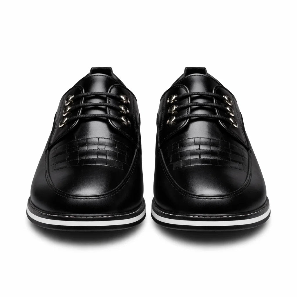 Men's Genuine Leather Platform Loafers - Mr Fashion