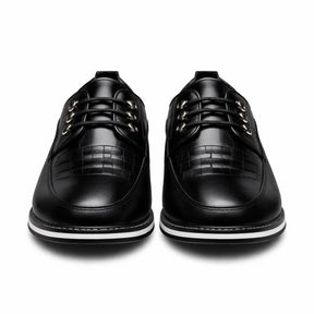 Men's Genuine Leather Platform Loafers - Mr Fashion