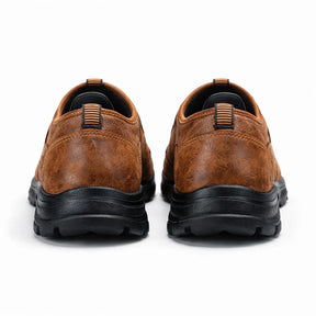 Men's Genuine Leather Platform Loafers - William Classic