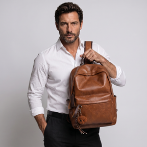 Men's Leather Backpack - Cairn