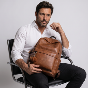 Men's Leather Backpack - Cairn