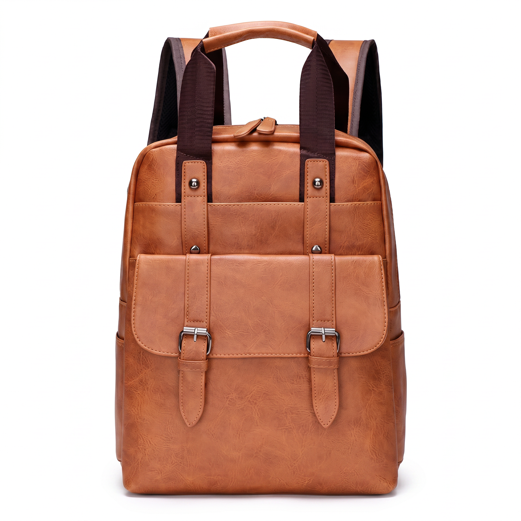 Men's Leather Backpack - Flint