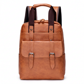 Men's Leather Backpack - Flint