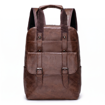 Men's Leather Backpack - Flint