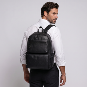 Men's Leather Backpack - Greymoor