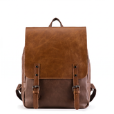 Men's Leather Backpack - Mature
