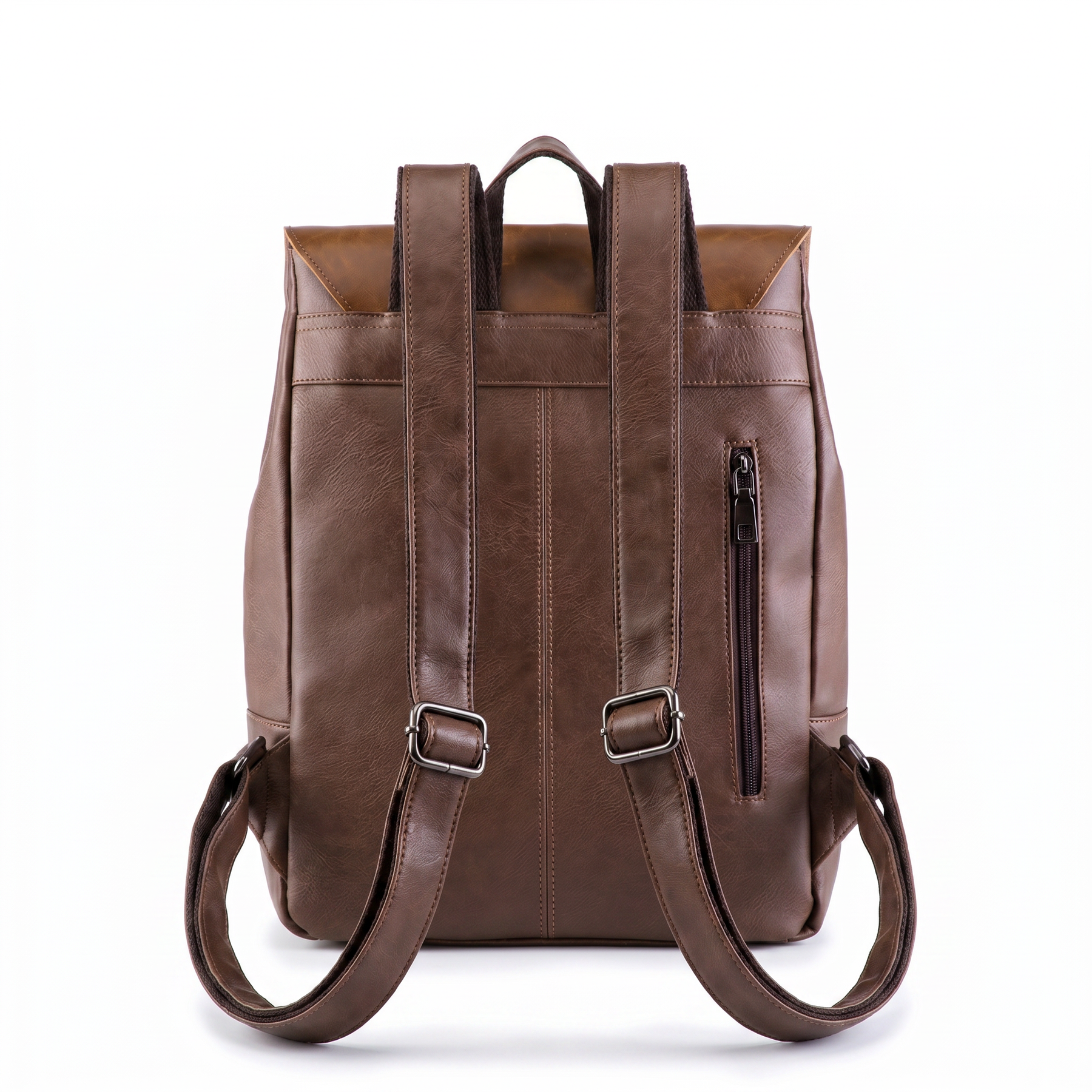 Men's Leather Backpack - Mature
