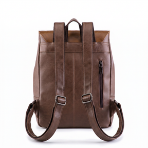 Men's Leather Backpack - Mature