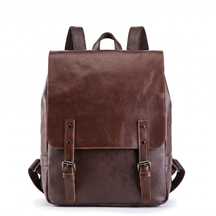 Men's Leather Backpack - Mature