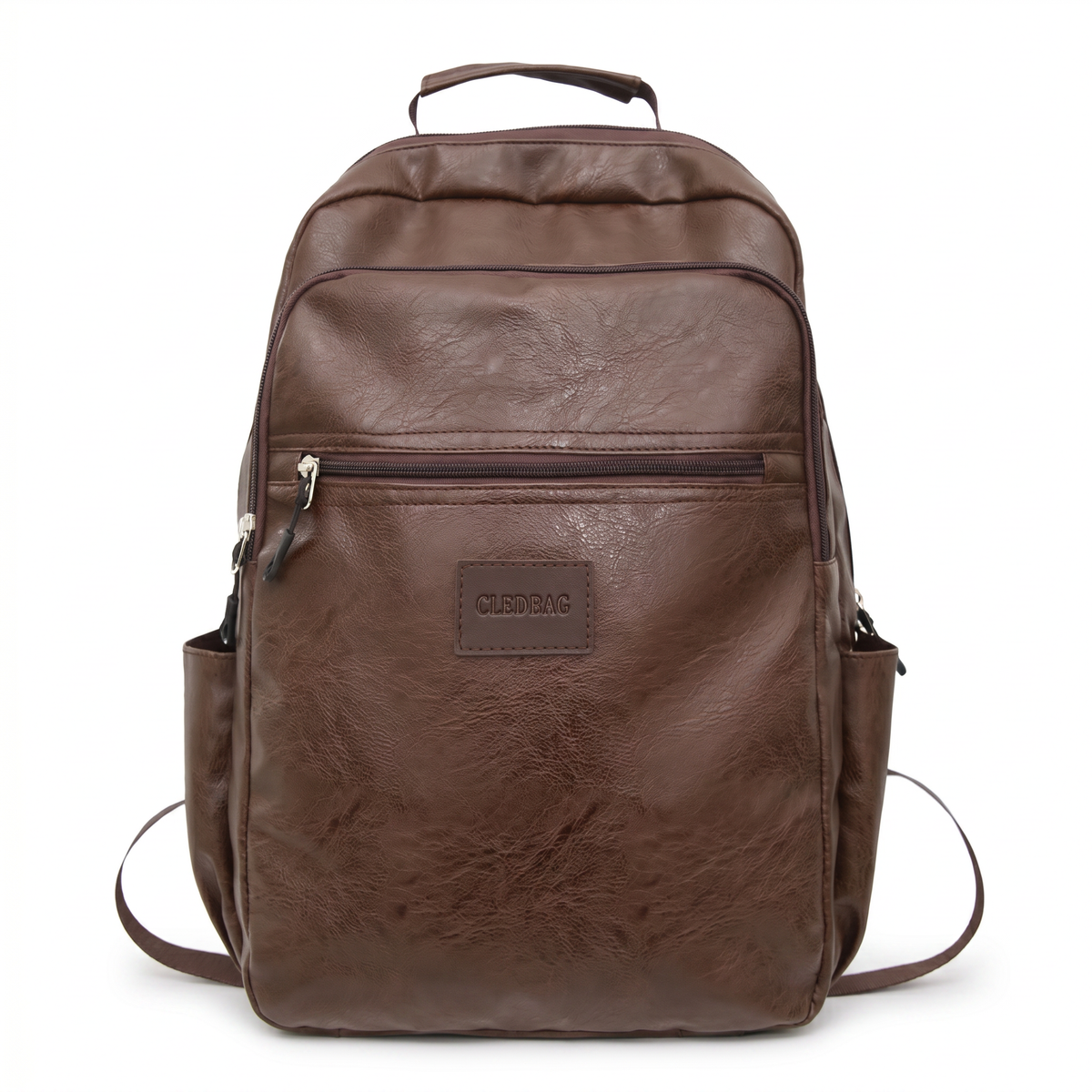Men's Leather Backpack - Mossway