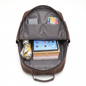 Men's Leather Backpack - Mossway