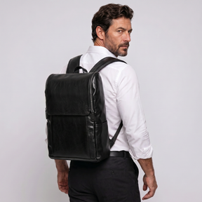 Men's Leather Backpack - Rage