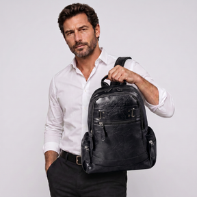 Men's Leather Backpack - Ridgeway