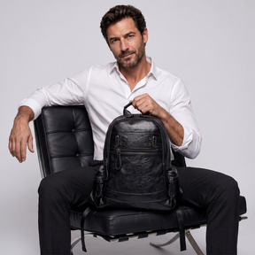 Men's Leather Backpack - Ridgeway