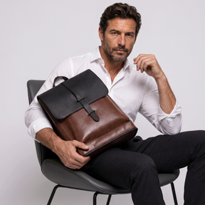 Men's Leather Backpack - Thornfield