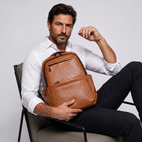 Men's Leather Backpack - Wayford