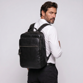Men's Leather Backpack - Wrenbury