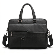 Men's Leather Briefcase - Rock