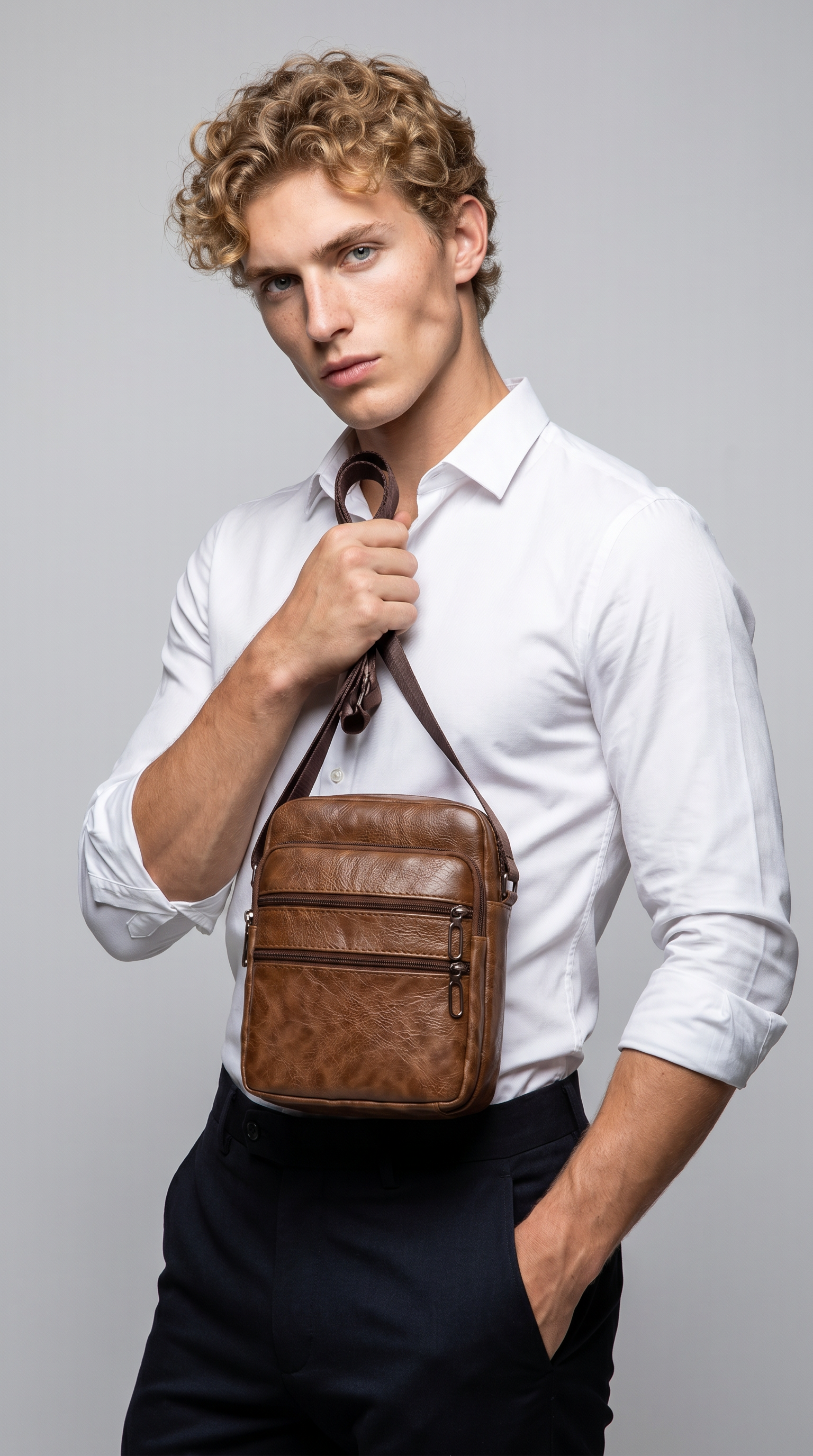 Men's Leather Satchel - Rogue