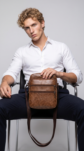 Men's Leather Satchel - Rogue