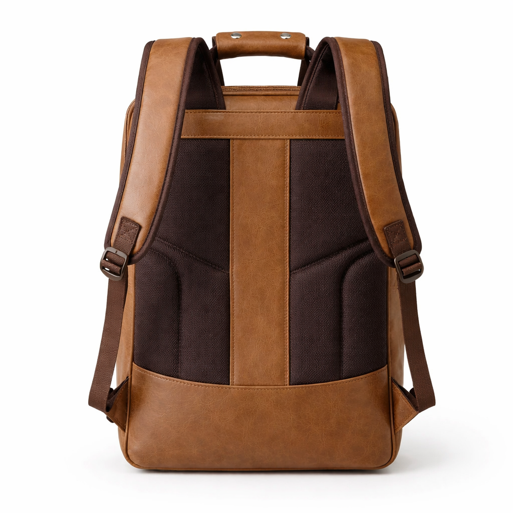 Men's Real Leather Backpack - Upton