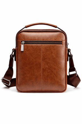 Men's Real Leather Satchel - Leepus 3 in 1