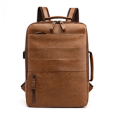 Men's Leather Backpack - Kaster