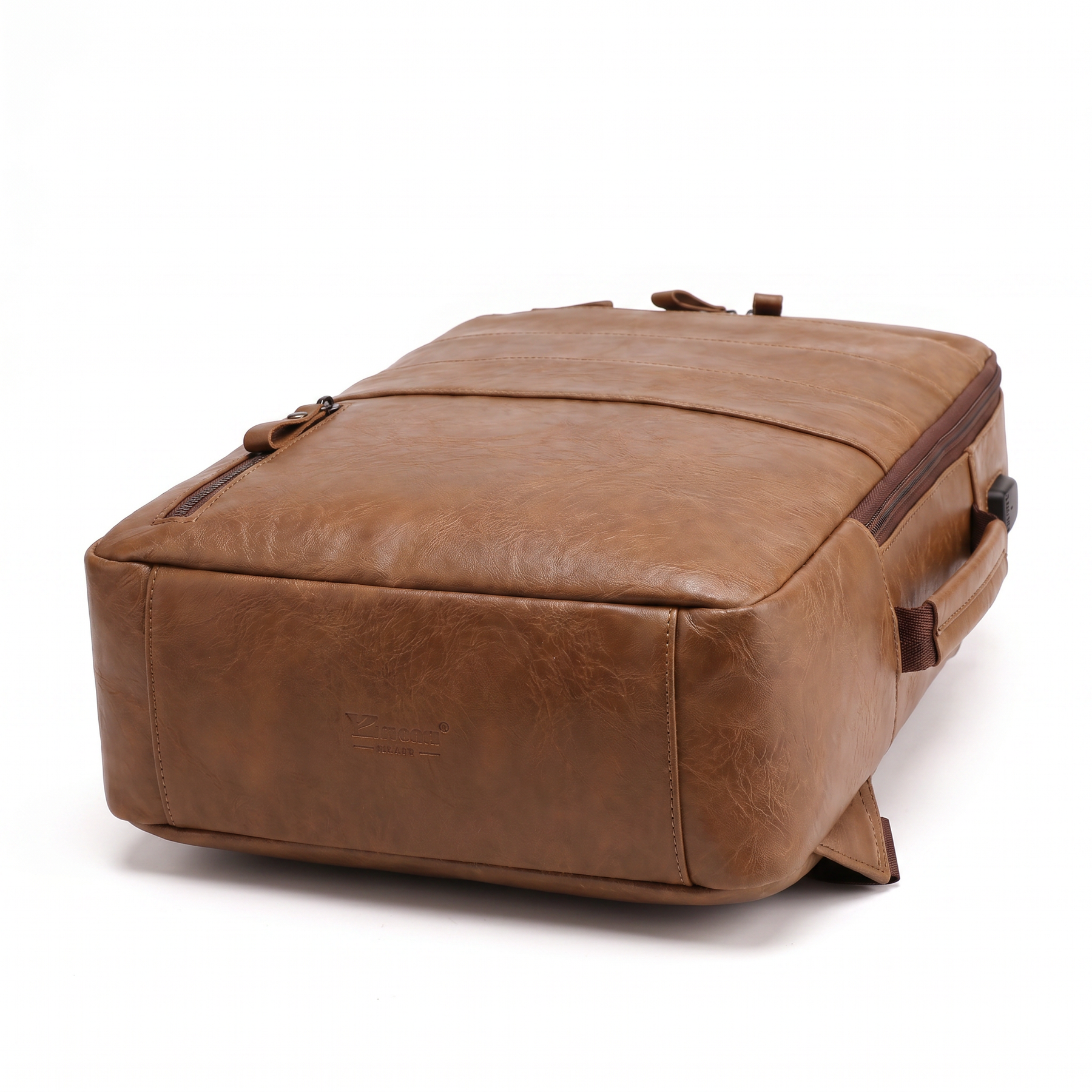 Men's Leather Backpack - Kaster
