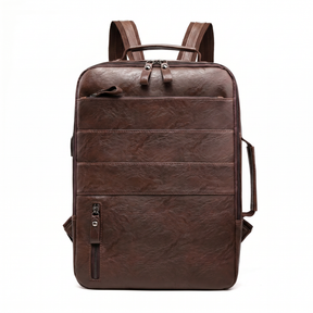 Men's Leather Backpack - Kaster