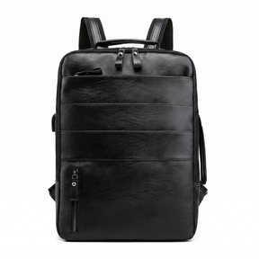 Men's Leather Backpack - Kaster