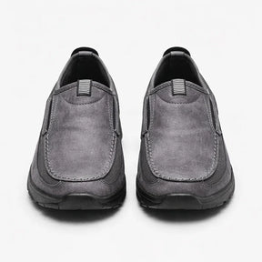Men's Genuine Leather Platform Loafers - William Classic