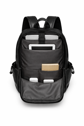 Men's Real Leather Backpack - Keswick
