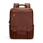 Men's Real Leather Backpack - Marlborough