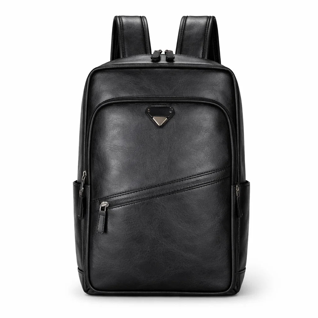Men's Real Leather Backpack - Survival