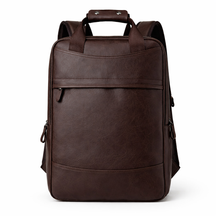Men's Real Leather Backpack - Upton