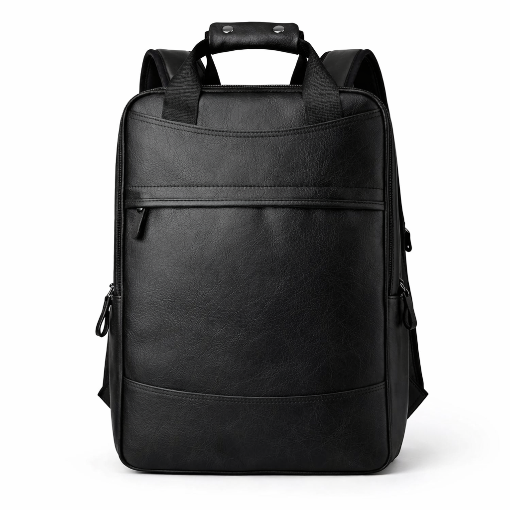 Men's Real Leather Backpack - Upton