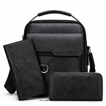 Men's Real Leather Satchel - Leepus 3 in 1