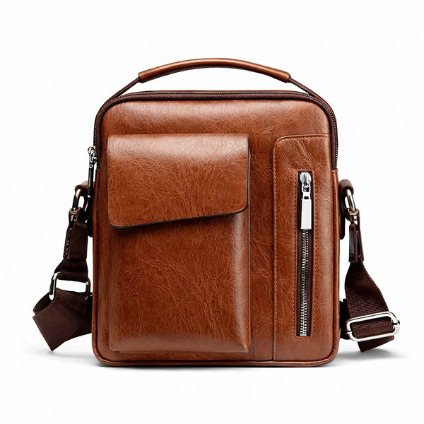 Men's Real Leather Satchel - Thornbury