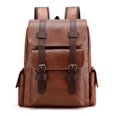 Men's Leather Backpack - Cluster