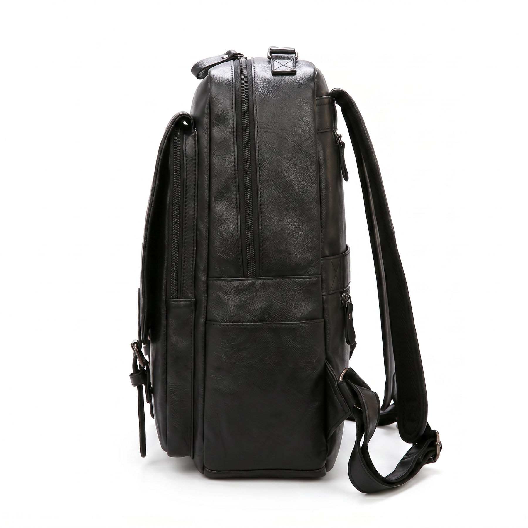 Men's Leather Backpack - Commander