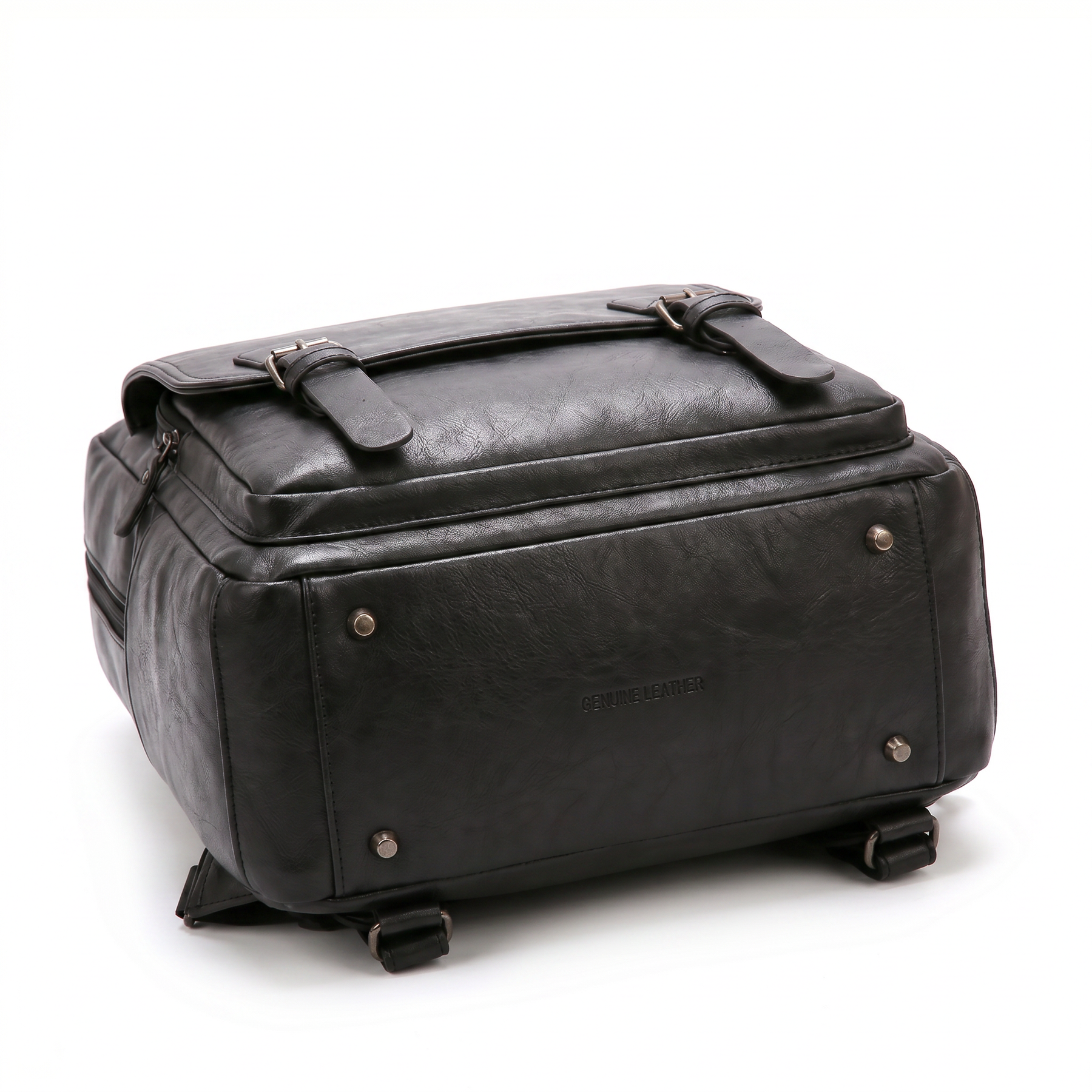 Men's Leather Backpack - Commander