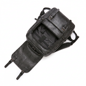 Men's Leather Backpack - Commander