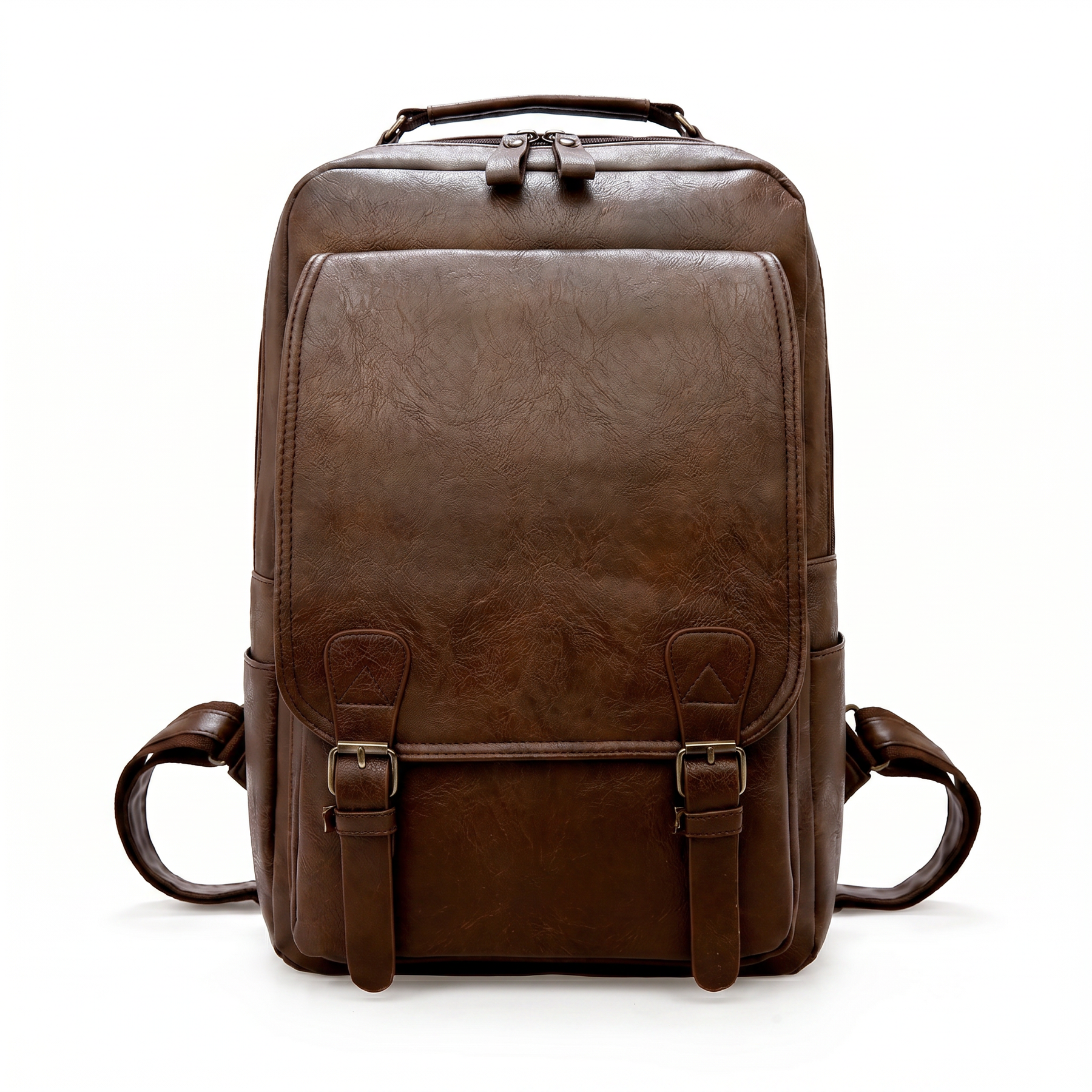 Men's Leather Backpack - Commander